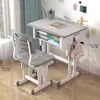Mesa de estudo para alunos do ensino fundamental e médio, mesa e cadeira para crianças, mesa de treinamento para aulas, mesa elevável, mesa de estudo para escola, cadeira