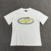 E-commerce Transfronteiriço Camiseta Série Alcatraz Corteiz Manga Curta Logo de Letra Estampado Gola Redonda Camiseta de Manga Curta Atacado