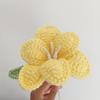 Buquê de Tulipas DIY Presente Feito à Mão para Namorada, Flores Artificiais Tricotadas à Mão com Fio Atacado Buquê Artificial