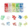 F3+5mm Diodo Emisor de Luz LED Caja de Componentes LED 5 Colores Rojo Verde Amarillo Azul Blanco 100 Piezas 200 Piezas 300 Piezas