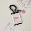 Hisocute Original Tarjetero para Perseguir Estrellas Funda para Exhibición de Polaroid de Tres Pulgadas Colgante Tarjeta de Estudiante de Campus Tarjeta de Comida Funda Protectora