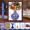 Patrimônio Cultural Imaterial Cerâmica Azul e Branca Pintura Cerâmica Material DIY Feito à Mão Pacote de Materiais Mosaico Colagem Porta-Retrato Pintura Decorativa Atividade de Aquecimento