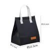 Bolsa Térmica Grande e Espessa para Marmita, Bolsa para Levar Almoço Bento para Trabalhador de Escritório, Bolsa Térmica Portátil para Estudante, Bolsa para Marmita, Bolsa Impermeável para Conservar Fresco