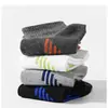 Meias Esportivas Masculinas de Algodão Quentes para Outono e Inverno, Absorventes de Suor, Respiráveis, Resistentes a Odores, Listradas Versáteis da Moda, Atacado de Zhuji