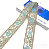 Novo bordado de renda com lantejoulas multicoloridas acessórios de vestuário étnico cordão de linha bordado lantejoulas atacado 5CM de largura