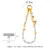 Cordón para Teléfono Móvil Estilo Chino Original Tejido a Mano Gama Alta Nicho Cadena para Teléfono Móvil China con Cuentas Cuerda Colorida de Xizang