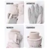 Luvas Quentes para Esqui Ciclismo Inverno Acolchoadas Plus Veludo À Prova de Vento Impermeável Proteção Contra Frio para Montaria Novas Luvas com Tela Sensível ao Toque