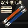 Cepillo de Alambre para Estufa de Acero Inoxidable de Doble Cabezal con Diseño de Cerdas Duras, Cepillo para Estufa, Cepillo Limpiador de Espacios para Estufa de Gas y Utensilios de Cocina