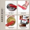 KOKUBO Cuchara para Conservas Importada Hogareña Alimento Complementario para Bebés Cuchara Multifuncional para Abrir Mango Largo Portátil Cuchara con Fugas Abrelatas