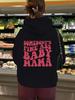 Talla Europea Transfronteriza Talla Europea Otoño e Invierno Ropa Europea y Americana Sudadera con Capucha de Manga Larga con Estampado de Letras