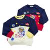 Ropa Infantil Estilo Japonés en Stock Otoño Nuevo Sudadera con Parche de Dibujos Animados Temática Espacial Manga Larga para Niños y Niñas 6099