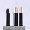 Mancha de veia prateada 10ml matéria-prima frasco de esfera de rolo preto frasco de perfume de porcelana preta frasco de esfera de massagem frasco de perfume sub-engarrafado