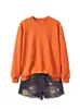 Fabricantes un gran número de punto Amazon deseo transfronterizo moda color liso cuello redondo jersey suéter manga larga holgado ropa de mujer