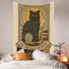 Tapeçaria Transfronteiriça Casa Boêmia Tapeçaria Decoração de Quarto Pano de Pendurar Pano de Fundo Pano de Pendurar Tarot Tapeçaria de Gato