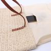 Bolsa de Cosméticos Tejida Personalizada al por Mayor de Fábrica con Cremallera para Teléfono Móvil y Artículos Varios Bolso de Mano de Playa para Mujer