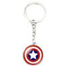 Llavero Gema del Tiempo de Héroe Marvel de Cine y Televisión Europeo y Americano Capitán América Spider-Man Llavero Adorno Colgante para Mochila Escolar