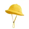 Passeio de Outono Chapéu Amarelo Personalizado Infantil Chapéu de Pescador com Proteção Solar para Aluno do Ensino Fundamental Passeio de Primavera Construção de Equipe para Jardim de Infância Chapéu de Proteção Solar para Exterior