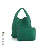 Bolsas Femininas Transfronteiriças, Bolsas Modernas de Alta Qualidade, Bolsas de Palha Totalmente Feitas à Mão, Bolsas Tote, Bolsas Mãe e Filho, Compre Uma Leve Outra, Bolsas de Mão Versáteis
