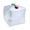 Saco de Água Dobrável 20L Portátil para Exterior Balde Transparente de PVC Balde de 10L Saco de Água Banho Longa Distância Utensílios para Carro
