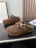 Zapatos Birkenstock Versátiles Casuales de Suela Gruesa Retro para Mujer Otoño e Invierno 2026, Zapatos de Mujer Modernos y Cómodos, Mules Elegantes de Punta Cerrada