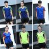 Traje de bádminton al por mayor para parejas hombres y mujeres con tenis de mesa tenis voleibol running Jersey transpirable secado rápido