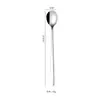 Cuchara Estilo Coreano Acero Inoxidable 304 Cuchara Sopera Estilo Ins Tenedor de Mesa Cuchara Mezcladora Cuchara para Hielo de Mango Largo Cuchara para Café Cuchara para Arroz Doméstica