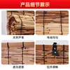 Persianas de rolo de palha multicor feitas sob medida, protetores solares de material natural, adequados para salas de estar, quartos e janelas de sacada como divisores de ambiente, tecidos para fins decorativos