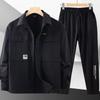 Terno de verão masculino de secagem rápida elástico respirável casual ao ar livre oficina respirável leve proteção de trabalho roupas de trabalho soltas