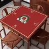 Mantel Cuadrado Grueso para Mesa de Mahjong de Manualidades para el Hogar, A prueba de Sonido, Resistente al Desgaste, Antideslizante, Lavable, Alfombrilla de Mahjong de Terciopelo de Cristal