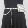 Chanel estilo cintura corrente acessórios corrente bolsa cintura feminina decorativa Western Assembly vestido cintura apertado 2023 novo cinto fino