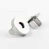 En stock Hebilla de succión redonda Hebilla para equipaje y ropa Accesorios de ferretería metálica Hebilla de succión magnética para bolso de mano Hebilla de succión de hierro magnético para cuero