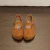 Zapatos Birkenstock de suela gruesa para aumentar la altura para mujer, nuevo estilo de verano, zapatos Mary Jane lindos y peculiares, mocasines, mocasines bajos y zapatos de una sola tira