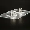 Acero Inoxidable 304 Estante de Almacenamiento con Gancho sin Taladro Montaje en Pared Pegatina de Tornillo sin Huella Especificaciones M4M5