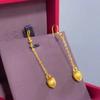 Aretes de Semilla de Loto Calada de Oro Aluvial Oro Simulado Lujo Accesible para Mujer Moda Elegantes Aretes de Loto Latón Recubierto Eléctricamente Aretes al por Mayor