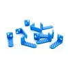 Suporte de canto em plástico ABS Fixador em forma de L Conector multi-furo DIY Acessórios para estrutura de carro de brinquedo artesanal Suporte de eixo