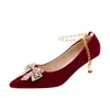Sandalias de Moda de Verano 2026 con Plataforma Impermeable, Suela Roja, Tacón Delgado, Adecuadas para Fiestas y el Trayecto Diario, Sandalias de Moda Elegantes y Versátiles