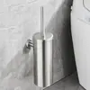 Set de cepillo para inodoro de acero inoxidable 304 Transfronterizo, Cepillo de baño de lujo de pie, Cepillo de baño montado en la pared