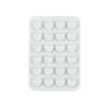 Ventosa de silicona directa de fábrica 24 negra ventosa simple antideslizante soporte portátil para teléfono móvil cuadrado