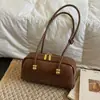 Bolso Grande de Alta Gama Retro Transfronterizo para Mujer, Bolso Almohada Elegante y de Moda para el Trabajo, Bolso de Mano Boston de Hombro