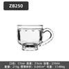 Taza de Vidrio Creativa Engrosada de Vidrio Resistente al Calor con Asa para Hogar Oficina Taza de Gran Capacidad para Hombres y Mujeres