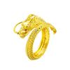 Anillo de pareja para hombre y mujer de oro de arena de Vietnam, dragón y fénix, anillo abierto ajustable, grifo en relieve, dominante, venta al por mayor de fábrica de anillos