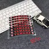 Adesivos Refletivos de Epoxy para Aro de Roda de Motocicleta Estéreo 3D Populares 10-21 polegadas Modificação de Aro de Roda de Bicicleta