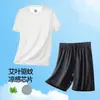 Traje Repelente de Mosquitos de Losna Secagem Rápida Personalizável Esportivo Fresco Respirável T-Shirt Suit Leve Simples Estilo Casual Manga Curta