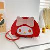 Lindo bolso de mensajero de peluche de dibujos animados para niña, moderno estilo occidental, súper lindo, moderno bolso para teléfono móvil, monedero de estilo japonés para mujer