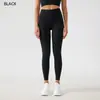 Tamanho livre tamanho livre Naked Sense No T-line Yoga Calças Hip and Barriga Tight Fitness Sports Cropped Calças Femininas AG003
