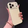 Adecuado para funda de teléfono móvil Apple 17 Promax, Vidrio Templado tipo Hielo, Funda Dura de Cobertura Total con Ventana Grande Instantánea para iPhone 16