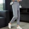 Pantalones cortos de lana gruesa para mujer, leggings holgados de cintura alta, adelgazantes, de cachemir, estilo harén, para otoño e invierno.