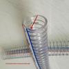 Tubo transparente de arame de aço 25mm Mangueira de arame de aço 50mm Tubo de drenagem de engenharia anti-pressão negativa anti-envelhecimento
