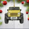Enfeites de Natal Caminhão Entusiastas de Carros Festa de Natal Decorações Penduradas Motorista Decoração de Natal Pingente Acrílico Plano