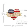 Broche Conmemorativo del 250º Aniversario de Estados Unidos 2026 Artículo Popular Transfronterizo Broche de Medalla Patriótica del Día de la Independencia Accesorio